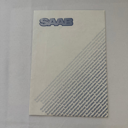 1988 Saab Press Kit Photos Saab 900 Turbo 16 Convertible 900 Turbo UK Market