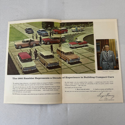1960 Rambler Car Sales Brochure Catalog Rambler 6 Rebel Ambassador American
