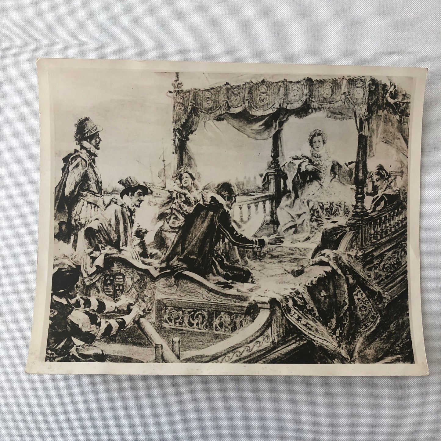 Vintage Press Photo Photograph Painting Art Piece London News Agency LNA 1934