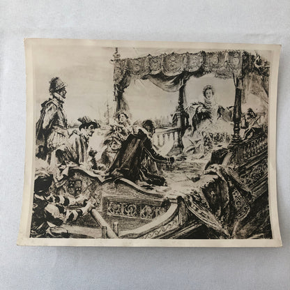 Vintage Press Photo Photograph Painting Art Piece London News Agency LNA 1934