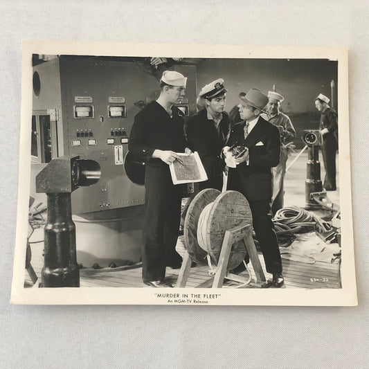 Vintage Movie Photo Photograph Print Murder in the Fleet