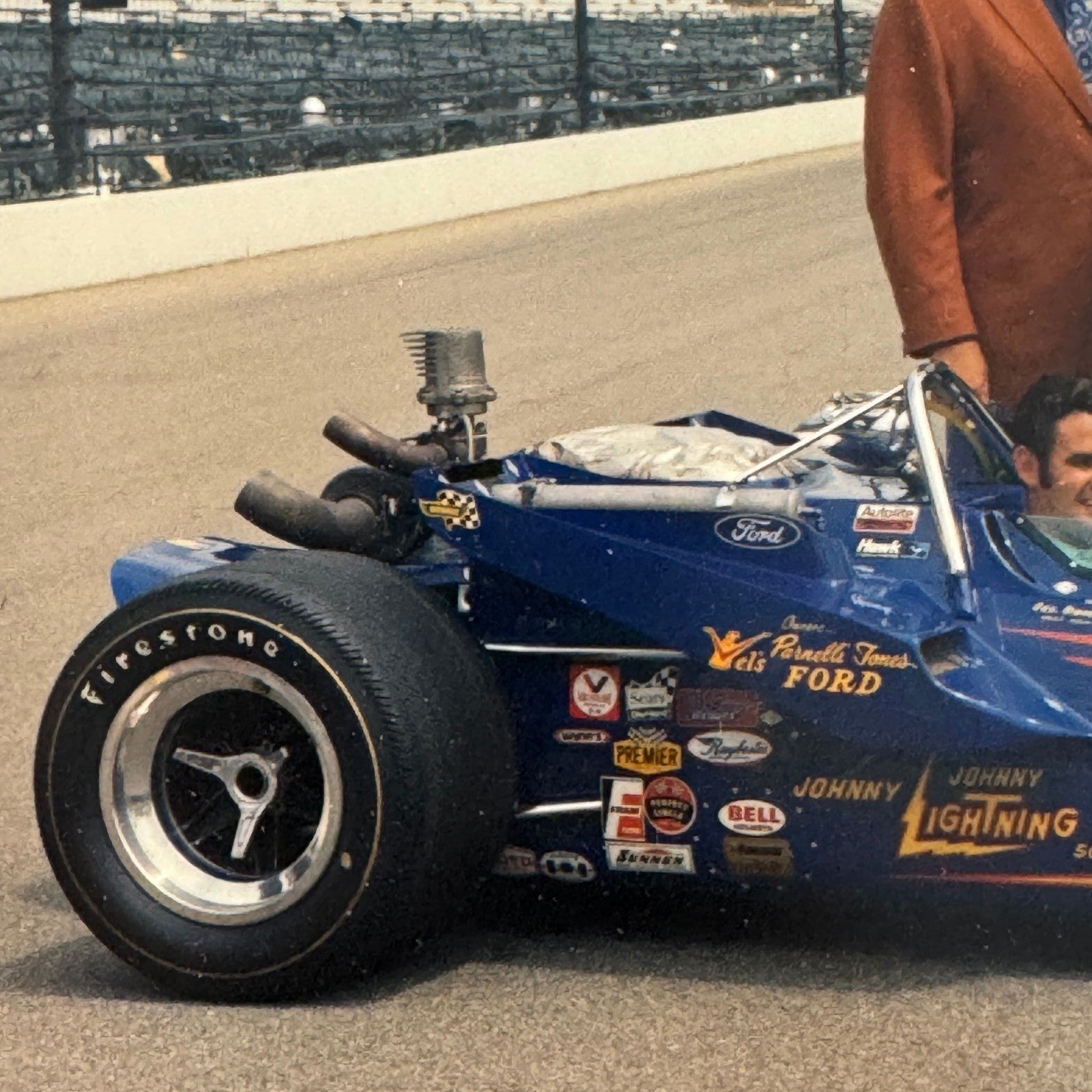 Vintage Indy Racing Photo Al Unser 1970 Car Motorsport Modern Print