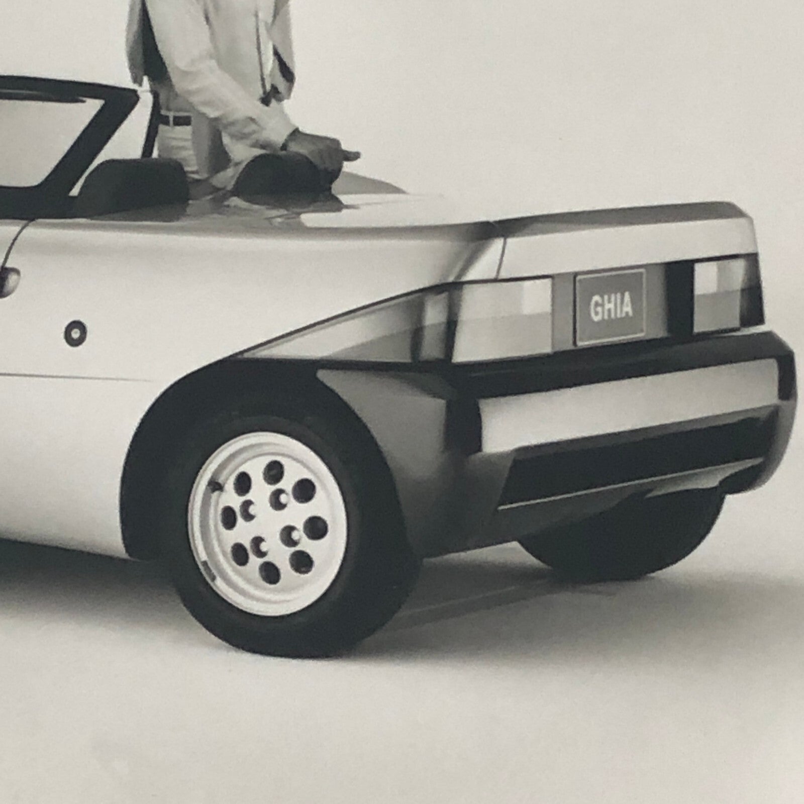 Vintage Ford Ghia Barchetta Concept Car Photo Photograph Print