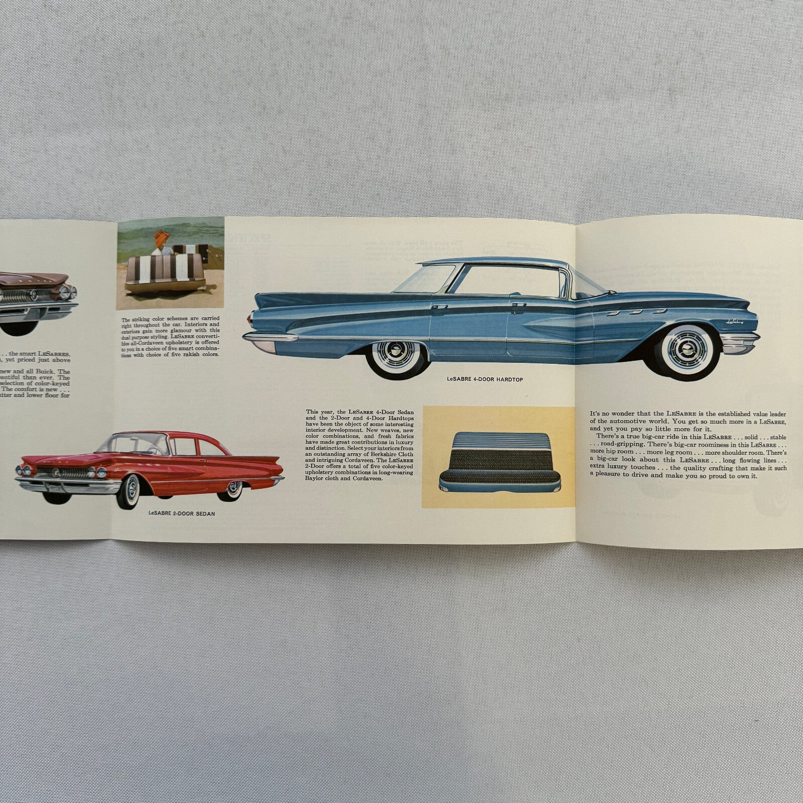 1960 Buick LeSabre Car Sales Brochure Catalog Station Wagon Coupe Convertible