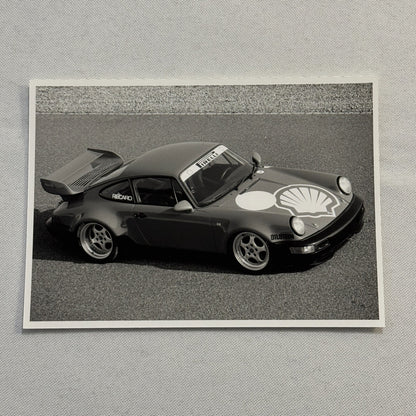 Porsche 911 Carrera RS Racing Car Factory Press Photo Photograph Print Vintage