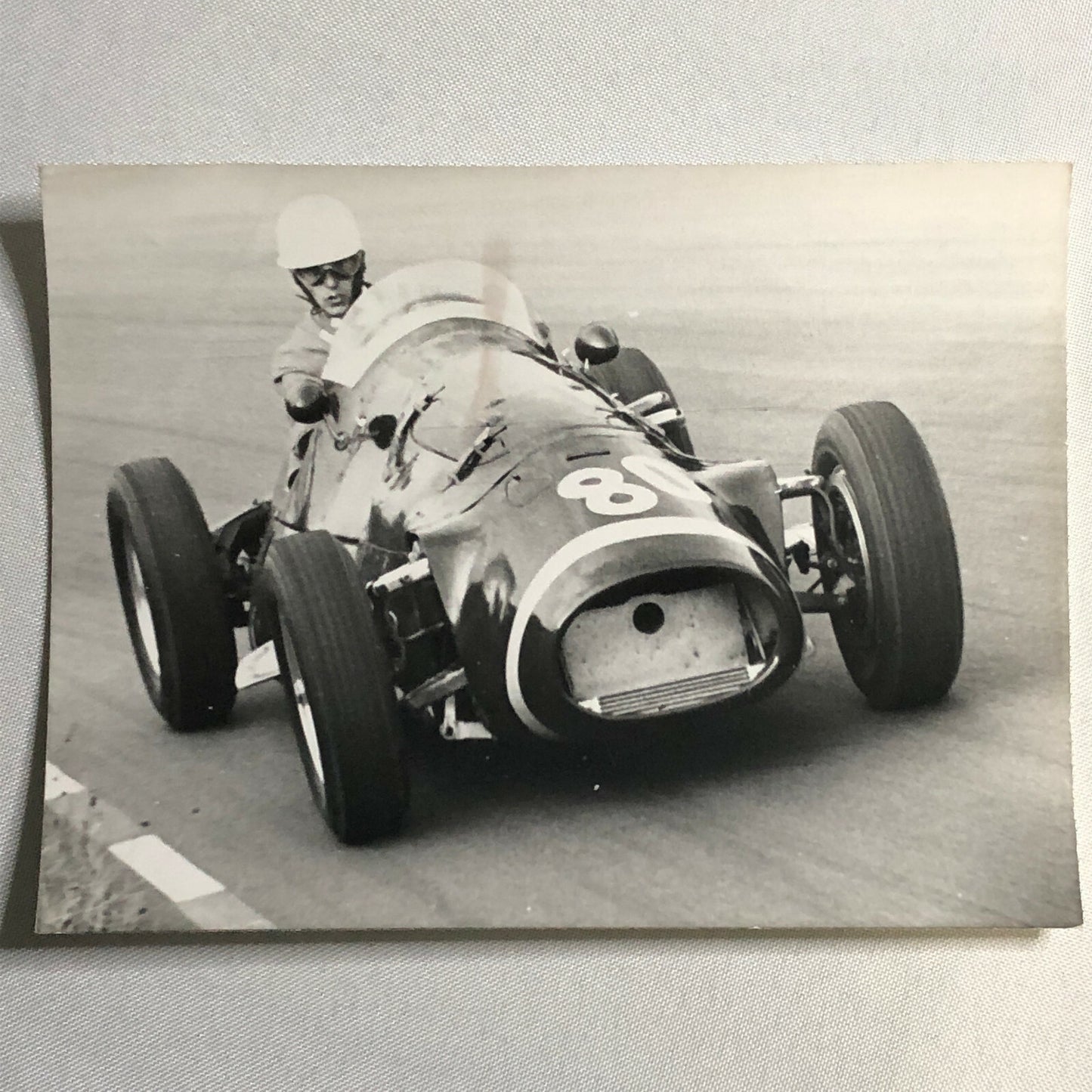 Vintage Grand Prix Racing Car Photo Photograph Print