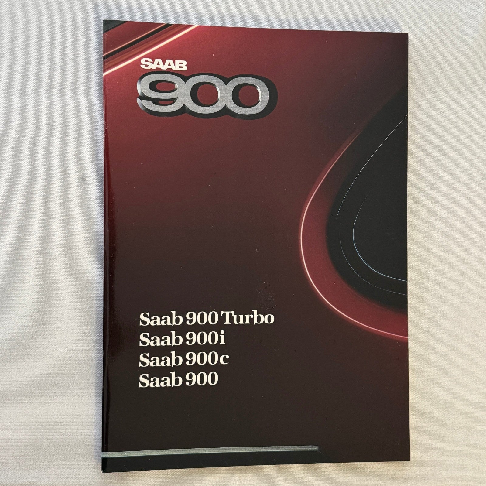 Vintage Saab 900 Car Sales Brochure Catalog 900 Turbo 900i 900C Car SWEDISH Text