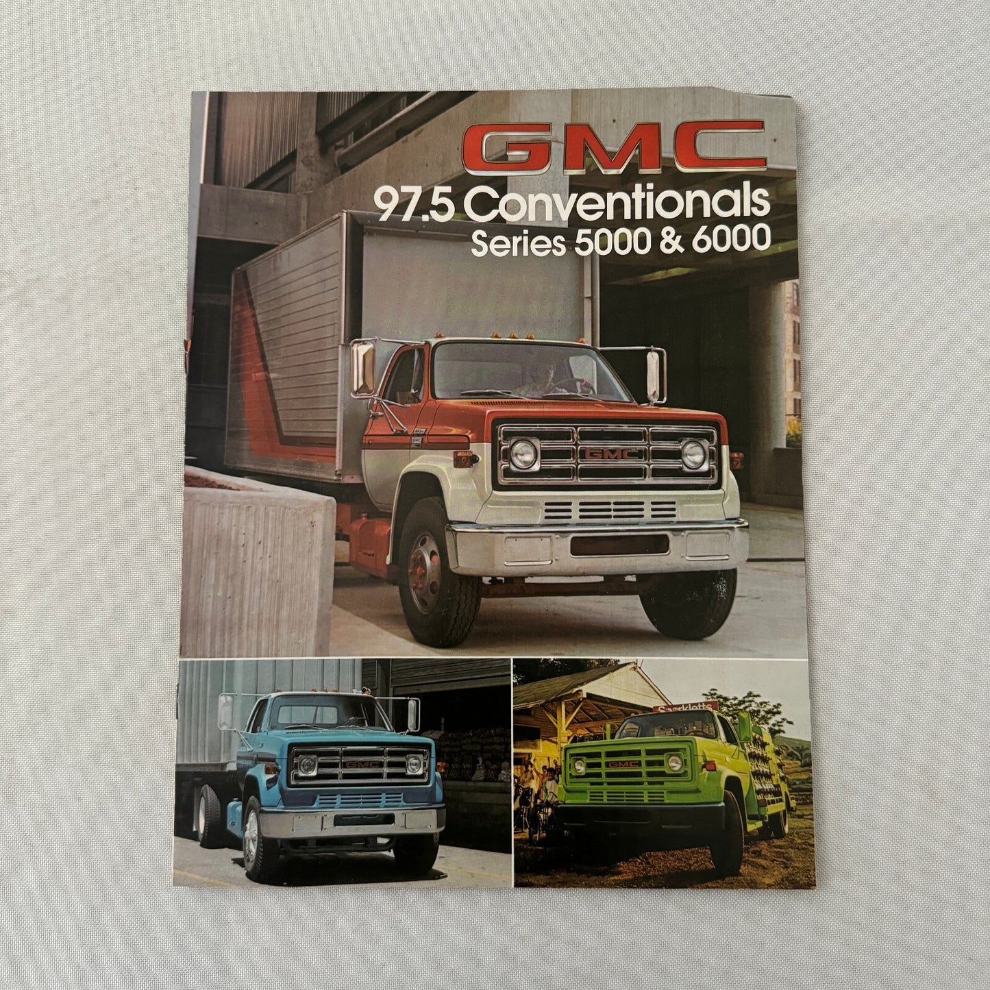 GMC 97.5 Conventional Series Truck Sales Brochure Catalog 5000 6000 Vintage