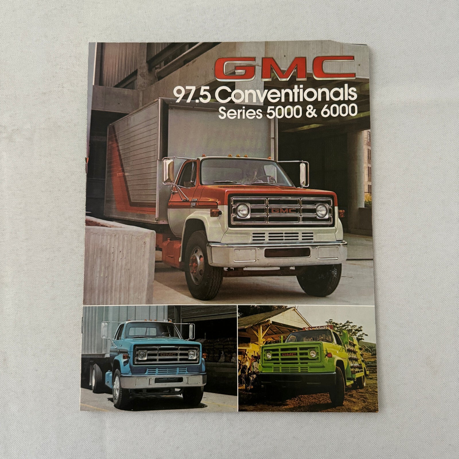 GMC 97.5 Conventional Series Truck Sales Brochure Catalog 5000 6000 Vintage