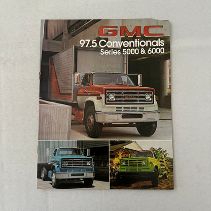 GMC 97.5 Conventional Series Truck Sales Brochure Catalog 5000 6000 Vintage