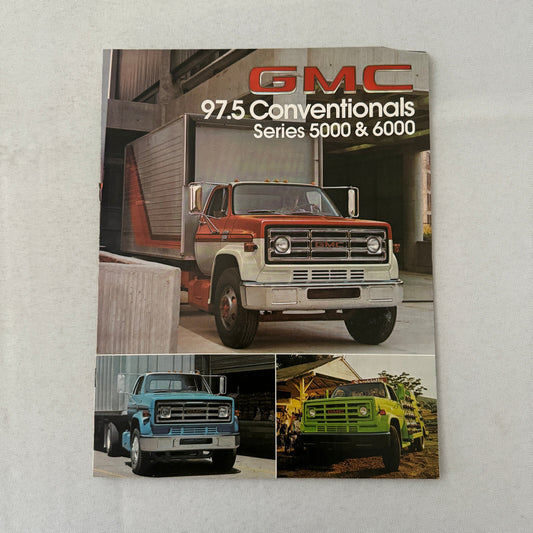 GMC 97.5 Conventional Series Truck Sales Brochure Catalog 5000 6000 Vintage