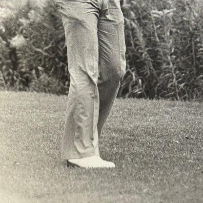 Vintage Golf Photograph Professional Golfer Unidentified 1981