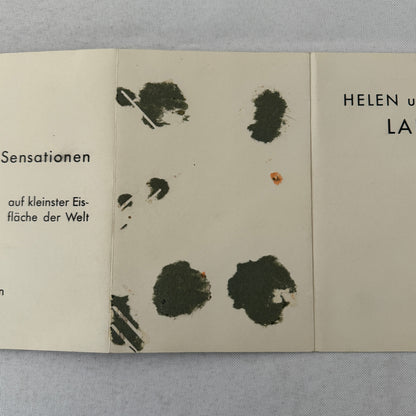 Vintage Circus Rollerskating Roller Skate Act Photo Photograph Helen Bob Laenge