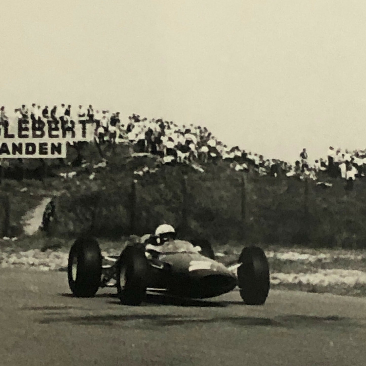 Vintage Grand Prix Racing Car Driver Photo Photograph Print 