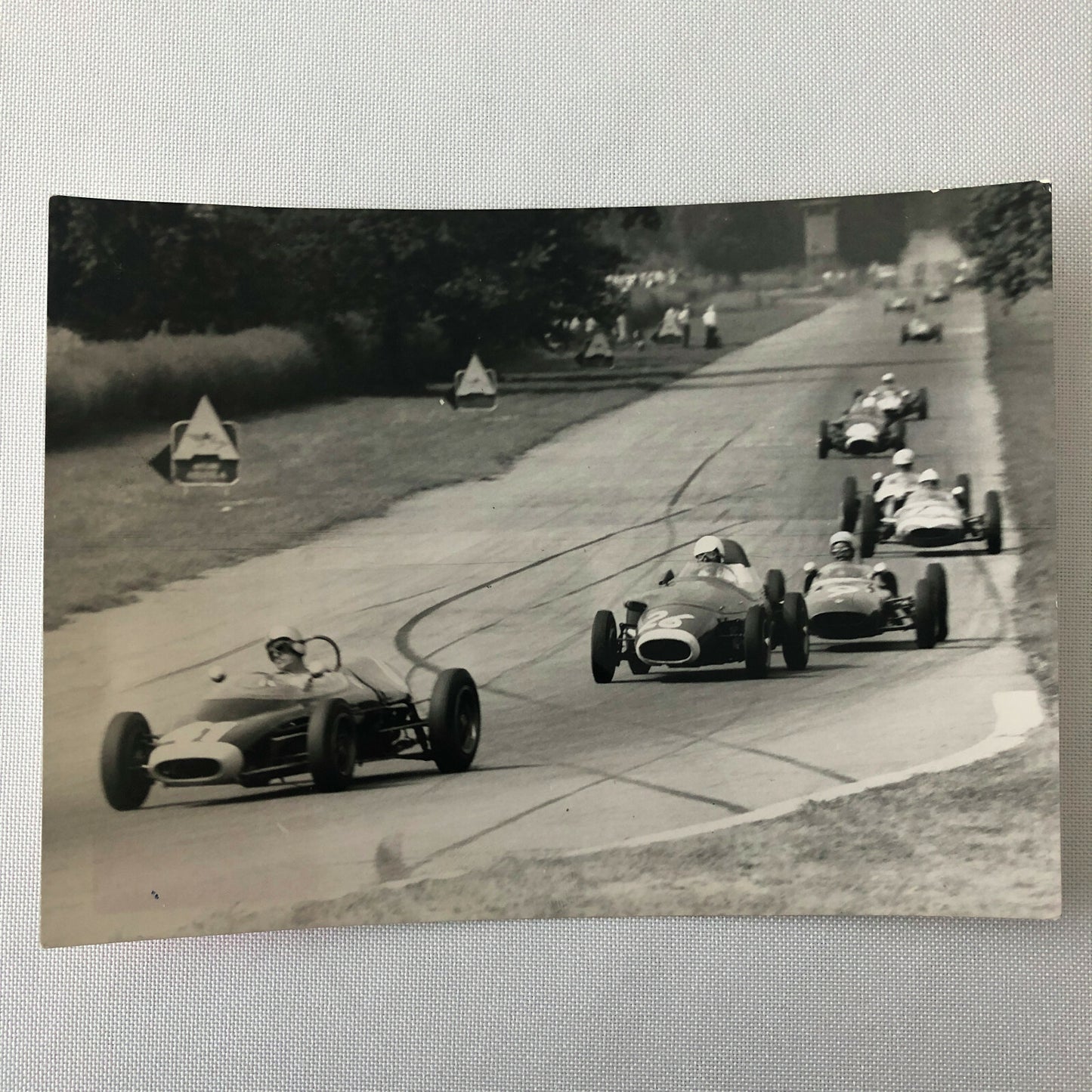 1961 Formula Junior Car Race at Monza Italy Racing Press Photo Photograph 