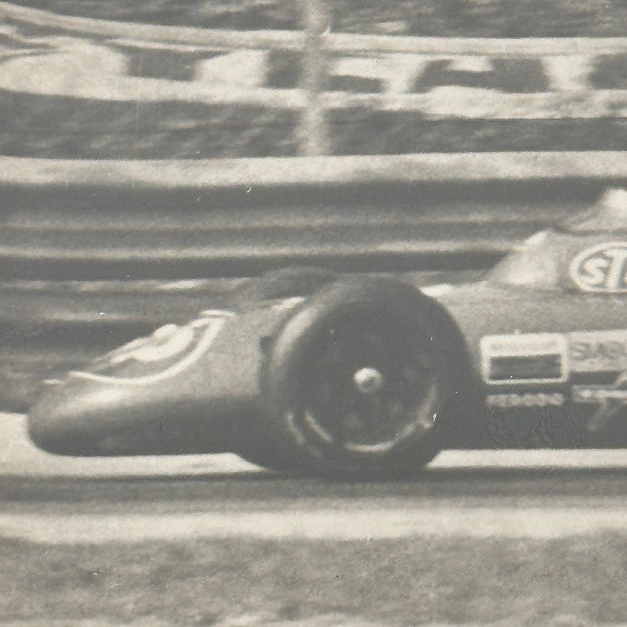 Vintage Racing Press Photo Ronnie Peterson Italian Grand Prix Race Monza 1971