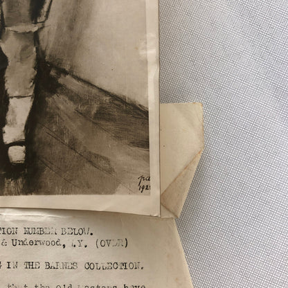 Press Photo Photograph Art Painting Collection Hayden Jules Pascin