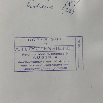 Vintage Racing Photo Photograph Ford GT40 GT Porsche + AH Rottensteiner 