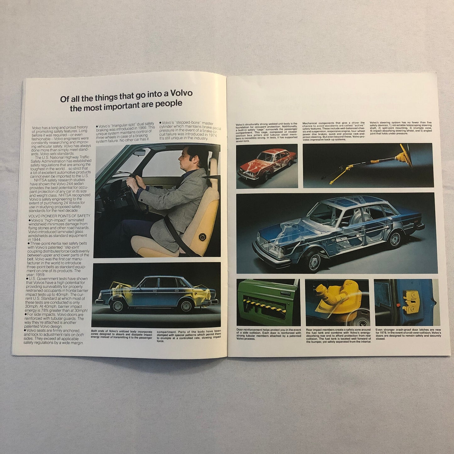 1978 Volvo Sales Brochure Catalog 262C 260 240 Series 242 GT