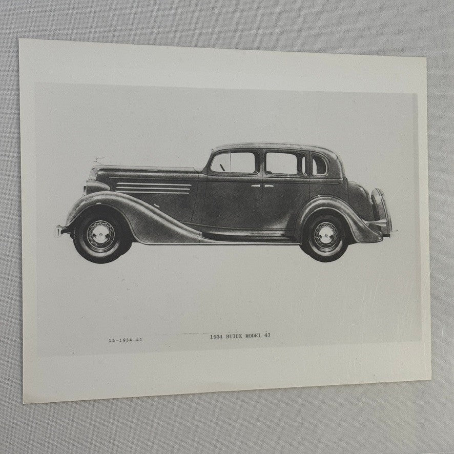 1934 Buick Model 41 Car Automobile Vintage Image Modern Print