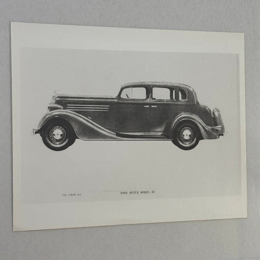 1934 Buick Model 41 Car Automobile Vintage Image Modern Print
