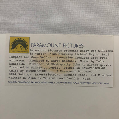 Richard Pryor Comedian Hit Movie Film Press Photo Photograph Paramount Pictures