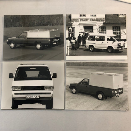 1989 Toyota Truck Press Kit with Photos Liteace Hiace Hilux Model F GERMAN Text
