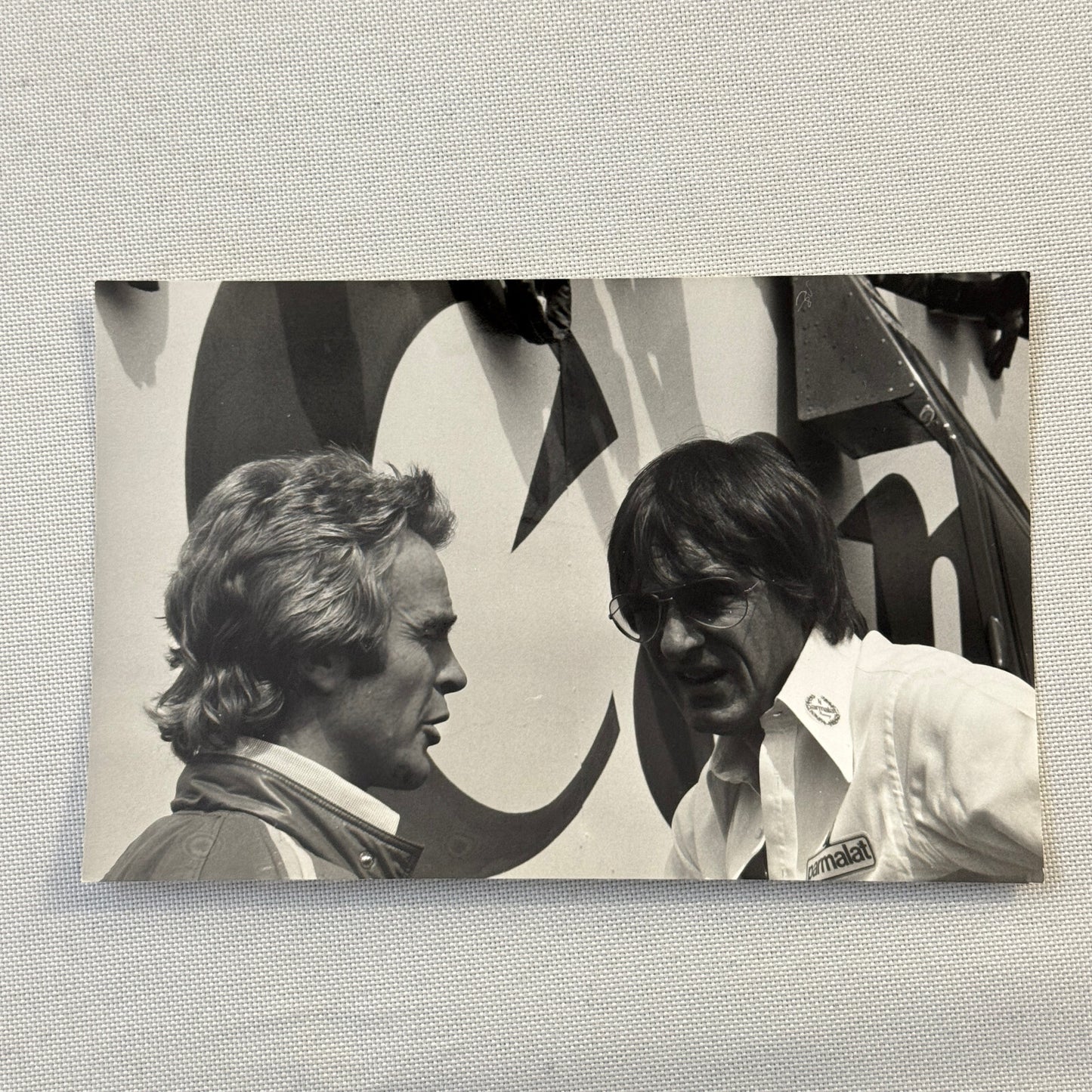 Bernie Ecclestone and Max Mosley Racing Photo Photograph Print