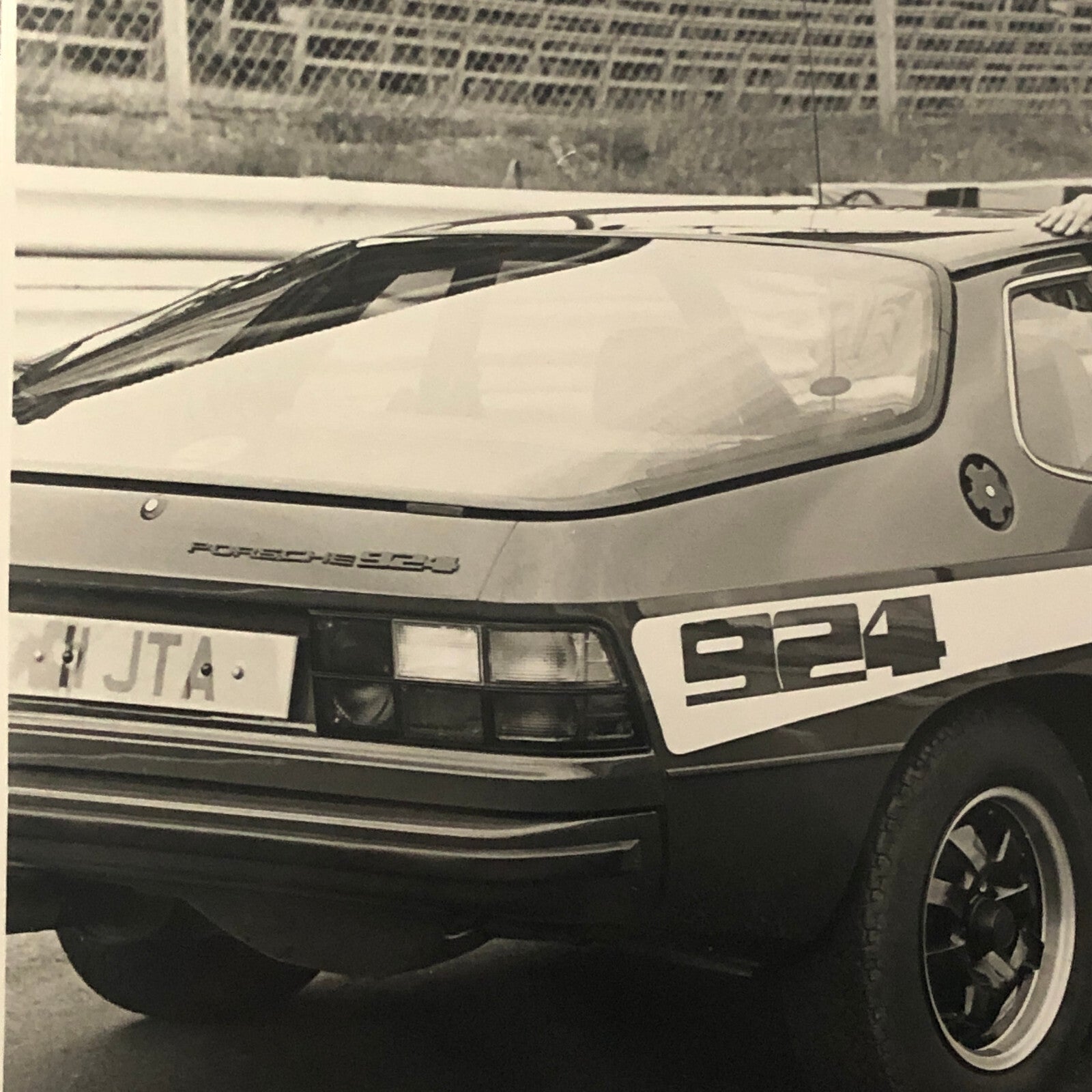 Vintage Porsche 924 Snetterton Racing Photo Photograph Desiree Wilson AFN Ltd