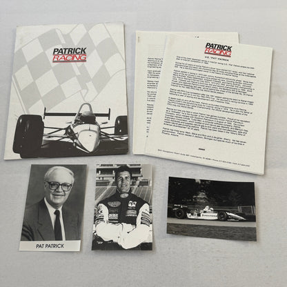 1996 Patrick Racing Scott Pruitt Indy Car Press Kit Brochure Photos Vintage