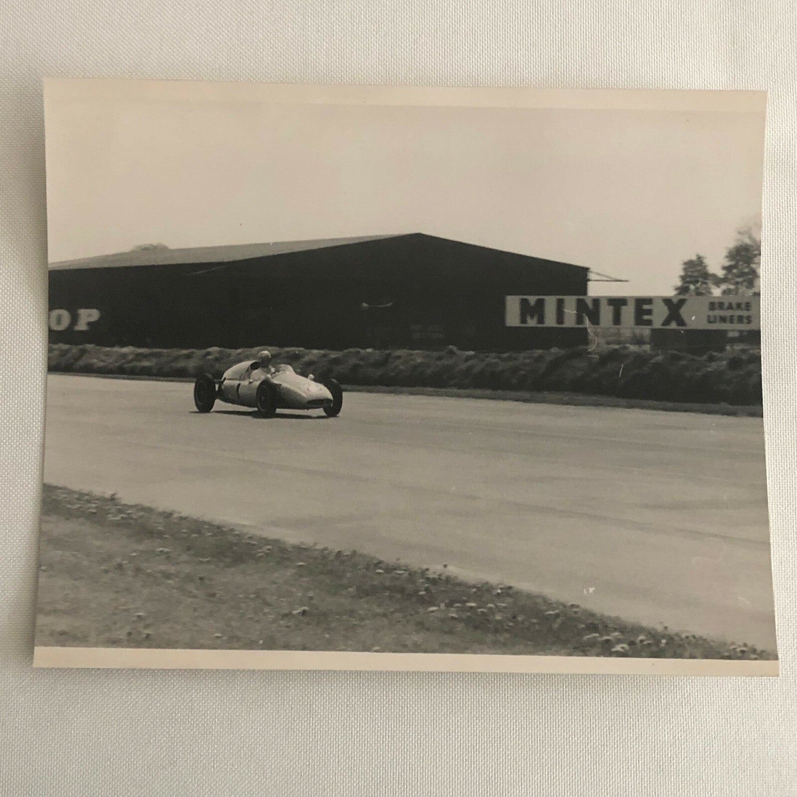 Vintage Racing Car Driver Photo Photograph Print - 1959 Silverstone 