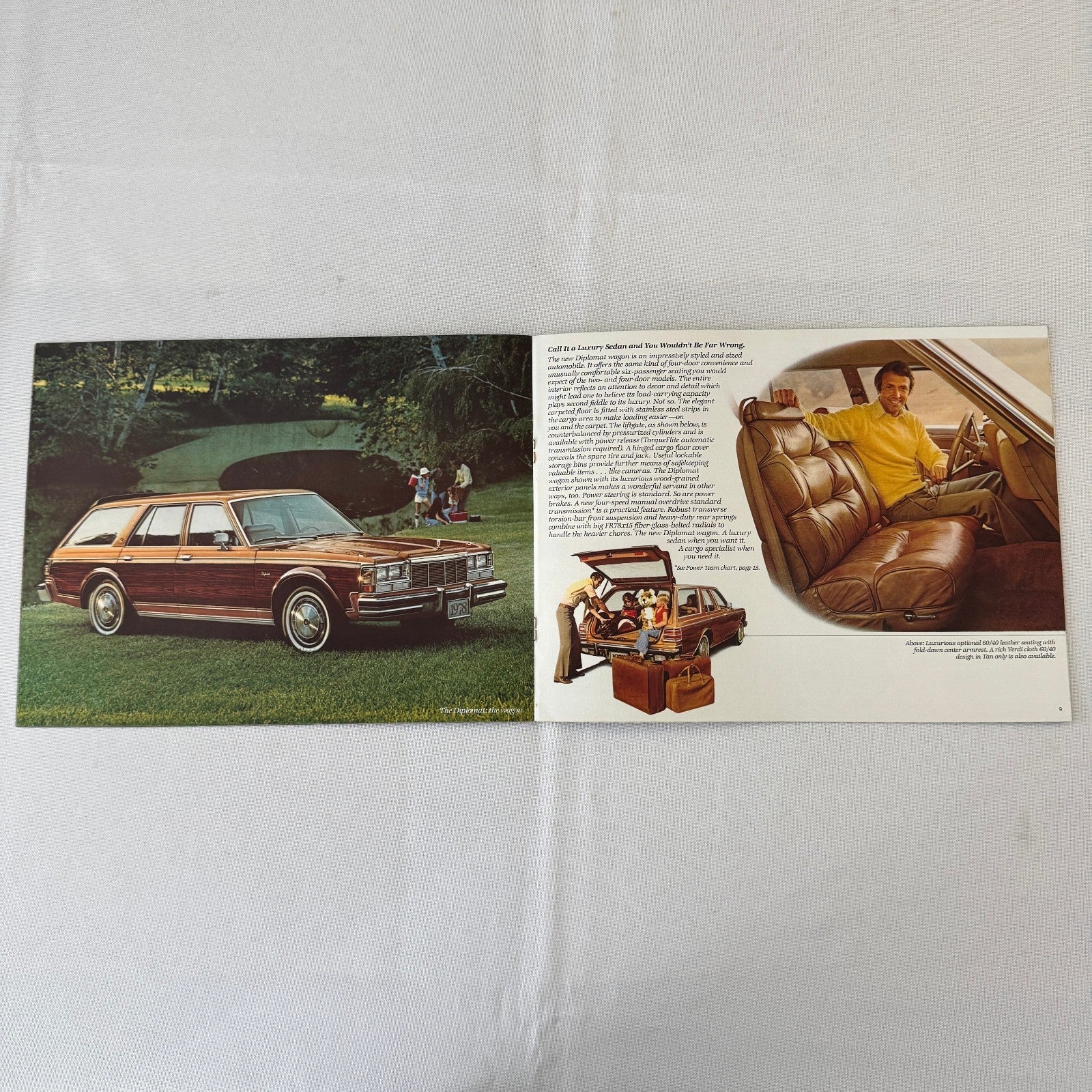 1978 Dodge Diplomat Car Sales Brochure Catalog Vintage Automobile Wagon Coupe