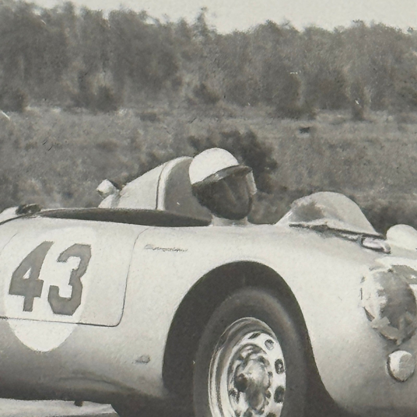 Porsche 550 Spyder Photo Photograph Racing Motorsport MODERN PRINT