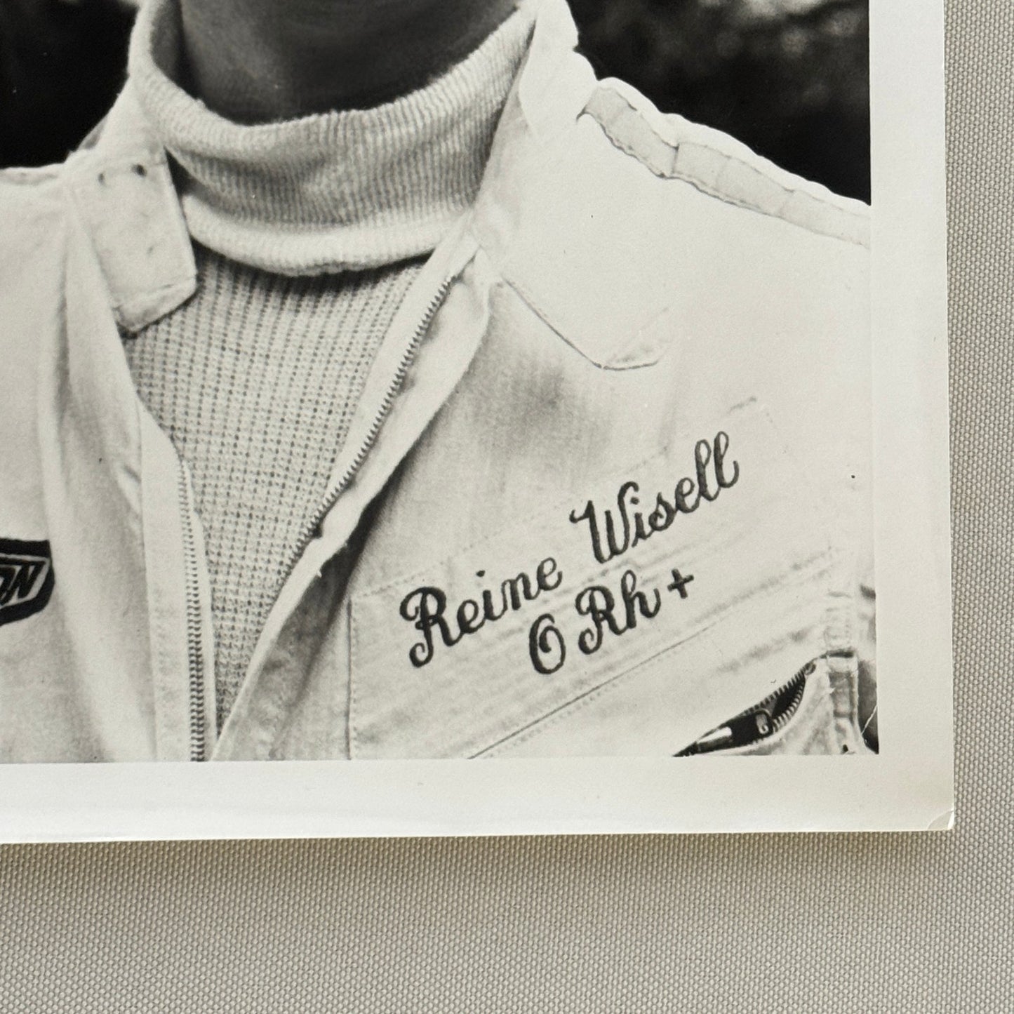 Reine Wisell Racing Driver Photo Photograph Vintage Image Modern Print