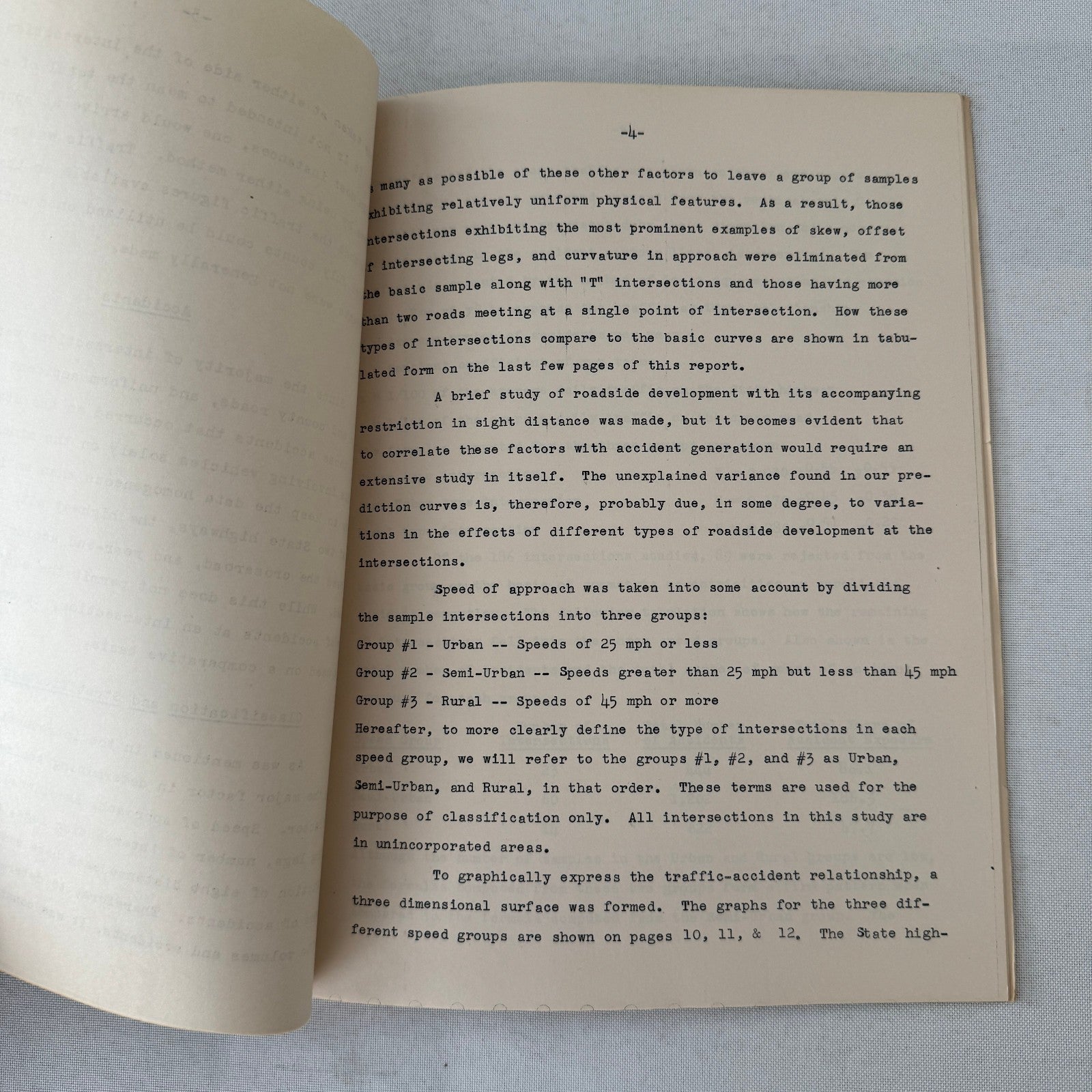 1955 California Traffic Accident Civil Engineering Road Construction Study