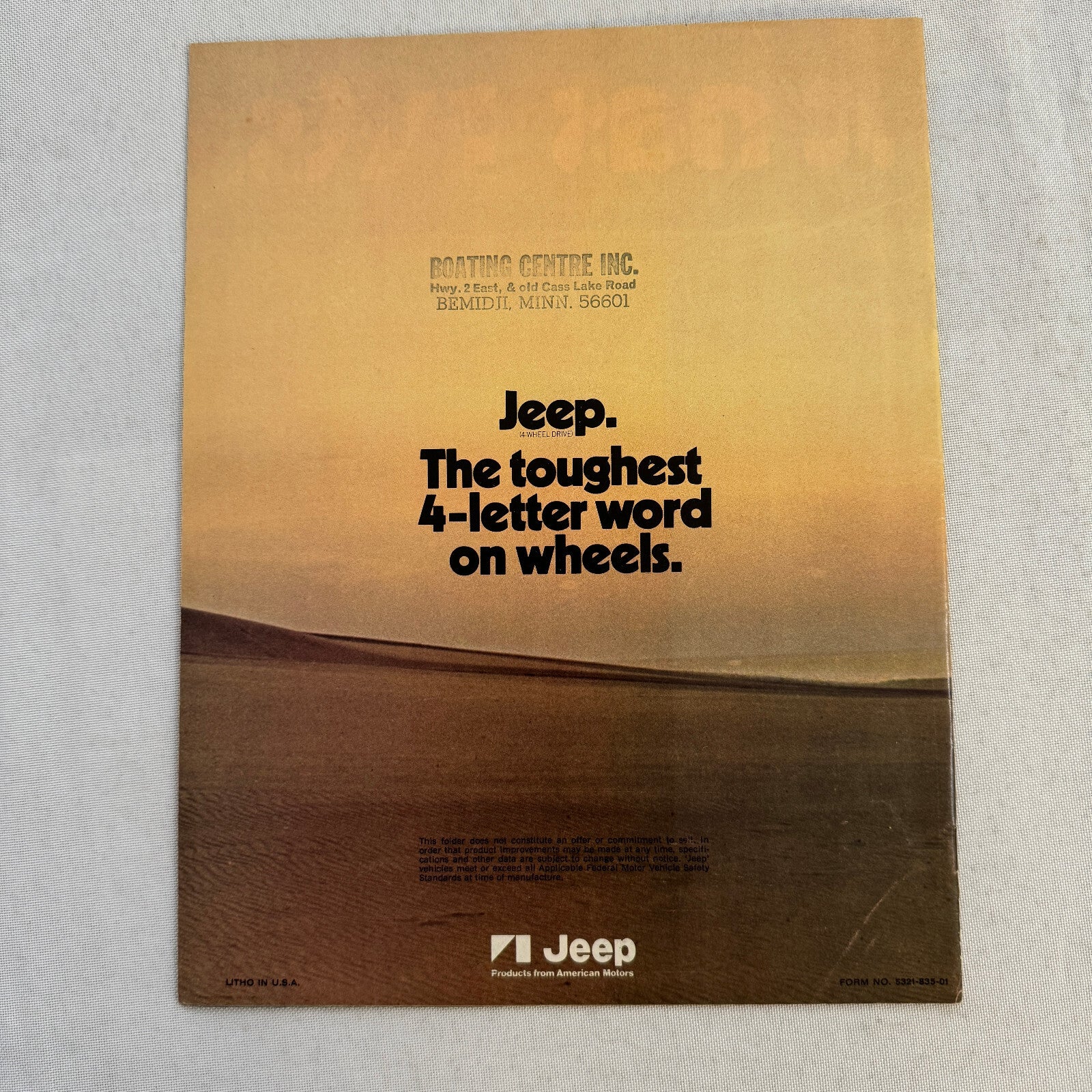 1971 Jeep Sales Brochure Catalog Universal Wagoneer Gladiator Jeepster Commando