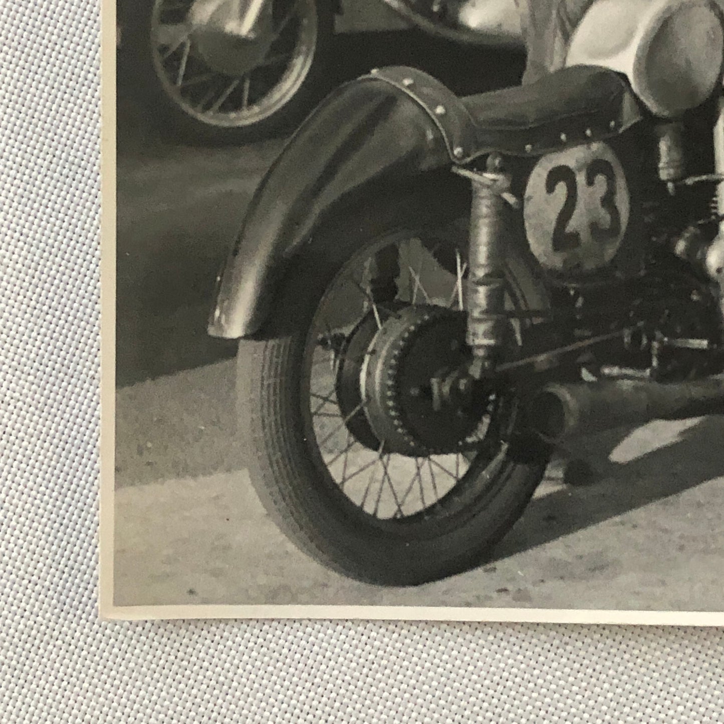 Vintage Motorcycle Racing Photo photograph Germany