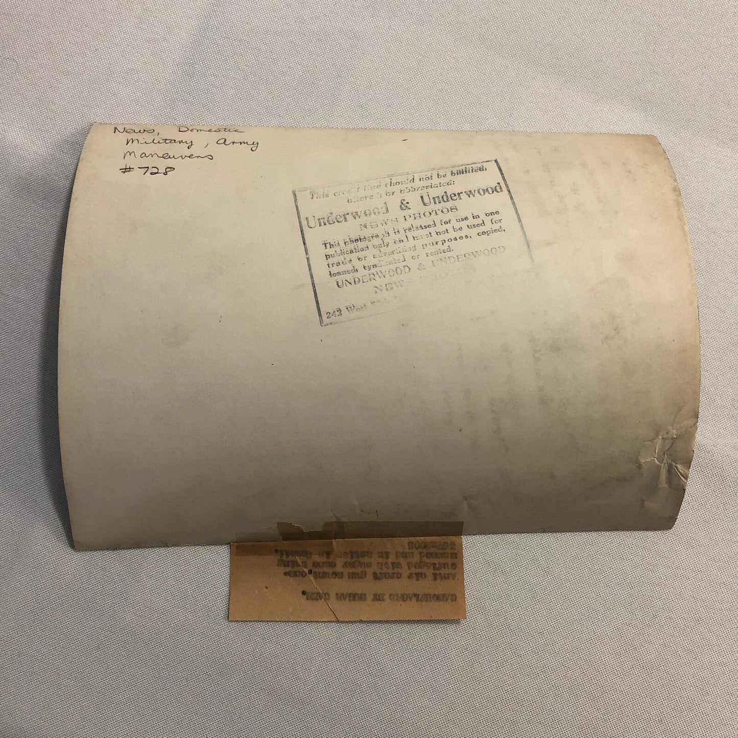 Press Photo Photograph United States Army Anti Aircraft Gun Camouflaged