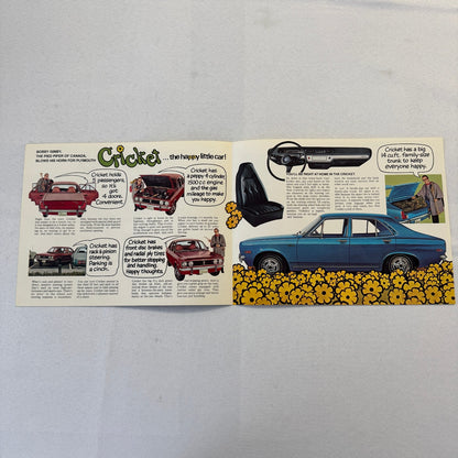 Plymouth Cricket Car Sales Brochure Catalog Sedan Bobby Gimby Cover Canadian