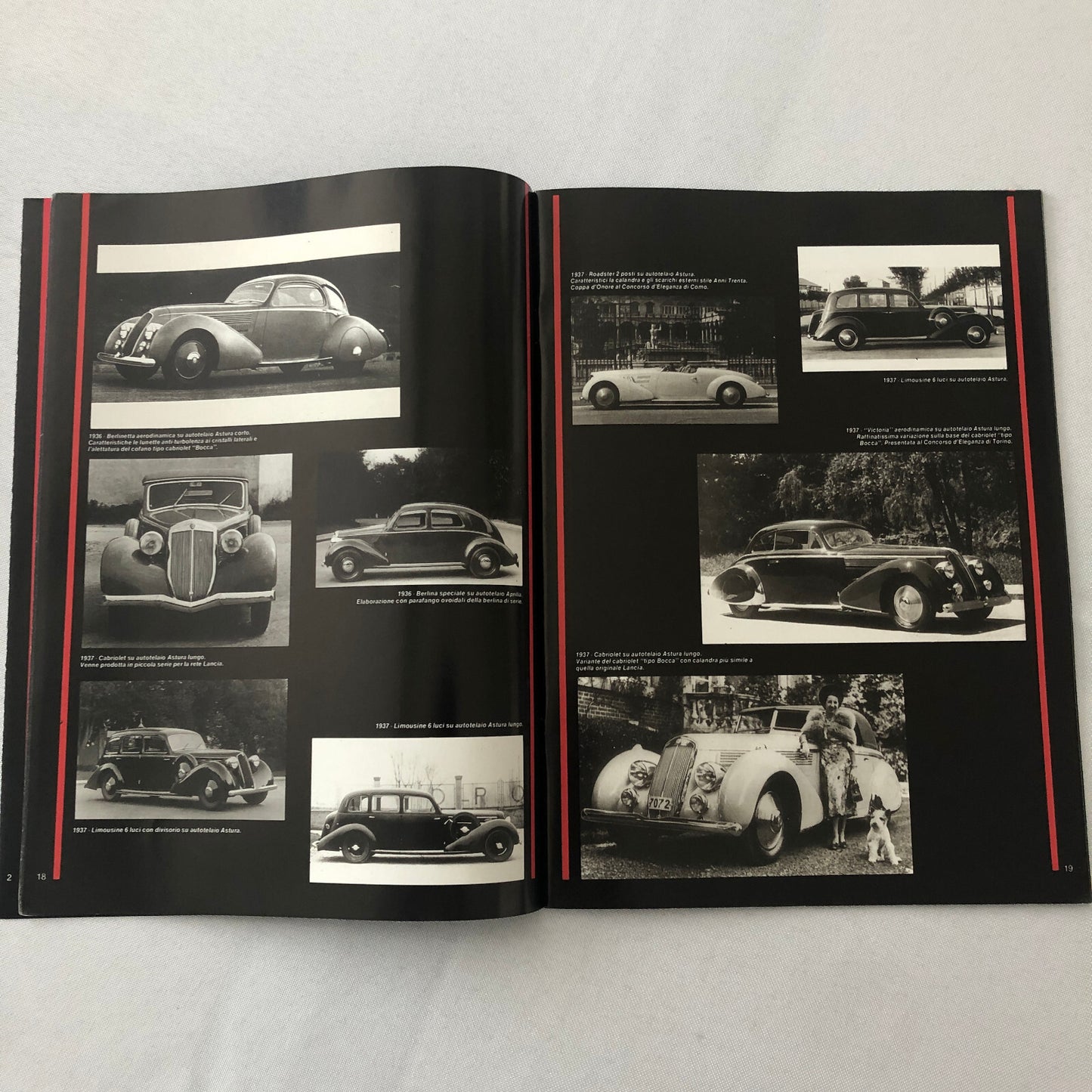Lancia Pininfarina History Brochure Book Aurelia Cabriolet Coupe Berlinetta +
