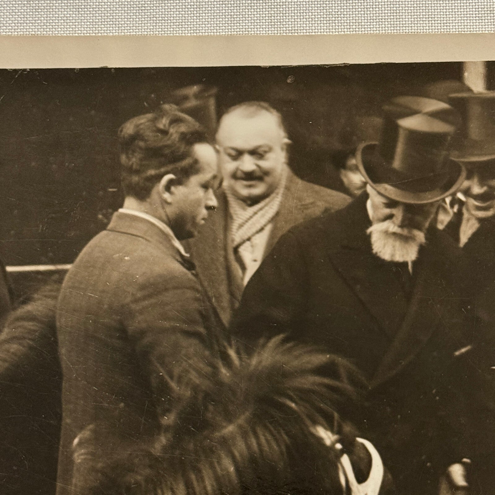 French President Paul Doumer at Bird Show Pony Press Photo Photograph France