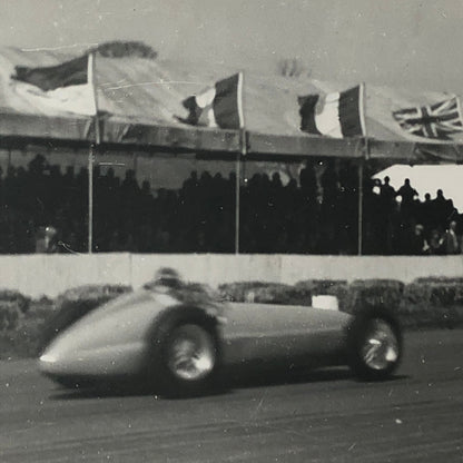 Vintage Racing Photo Photograph BRM Car at Silverstone 1950