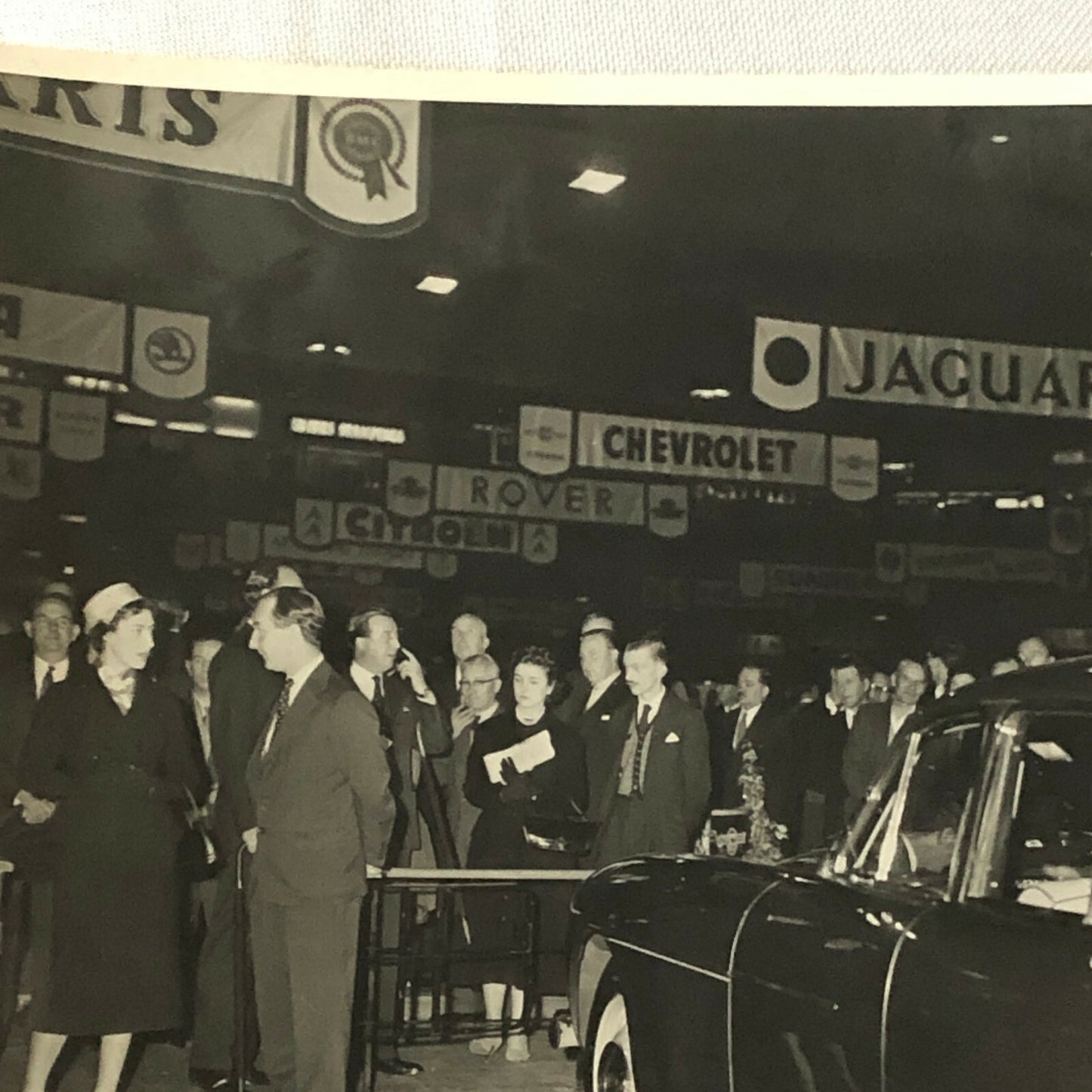 Vintage Bristol Car Earls Court Motor Show Photo Photograph Princesss Margaret