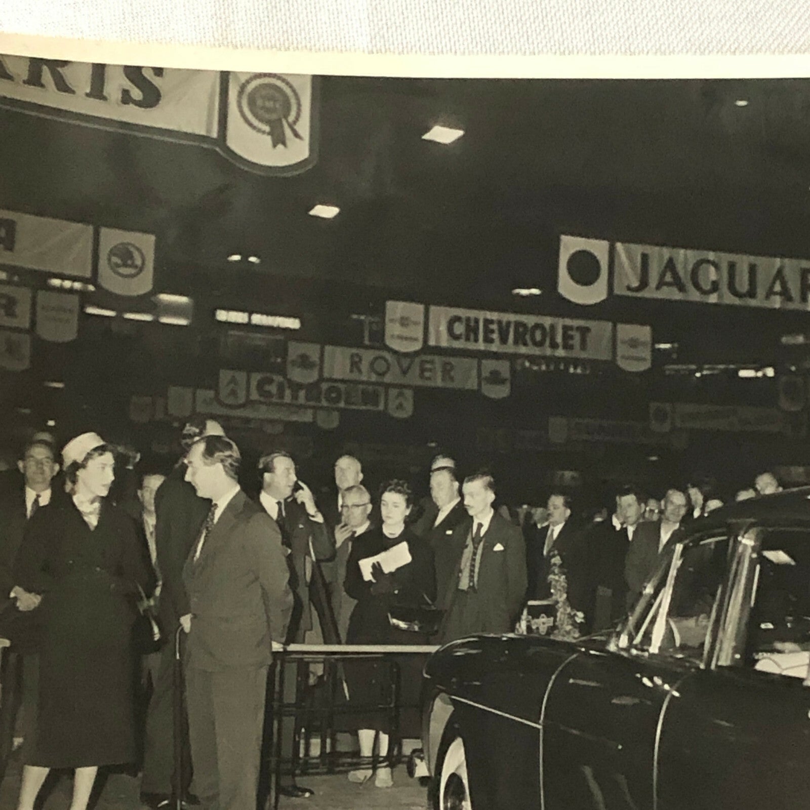 Vintage Bristol Car Earls Court Motor Show Photo Photograph Princesss Margaret
