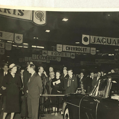 Vintage Bristol Car Earls Court Motor Show Photo Photograph Princesss Margaret