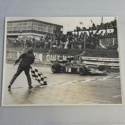 Vintage Racing Photo Photograph Jacky Ickx Win 1974 Brands Hatch UK Motorsport