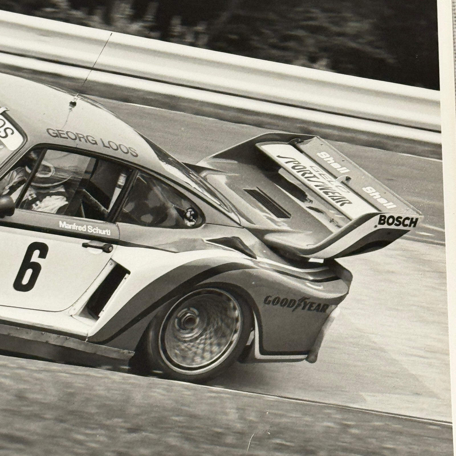 Porsche 935 1000 KM Nurburgring 1979 Racing Photo Photograph Manfred Schurti