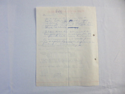 1953 French Ford Dealer Dealership Letter Letterhead Document Car - Berri Artois