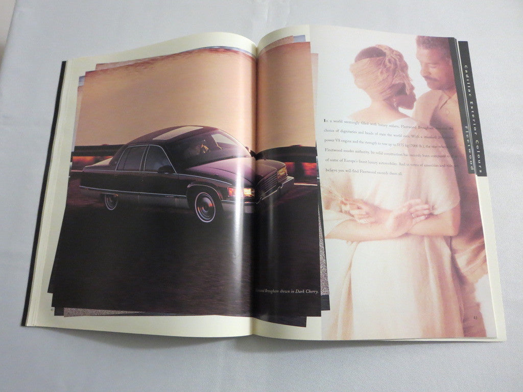 1995 Cadillac Sales Brochure Catalog Eldorado Seville STS Fleetwood +