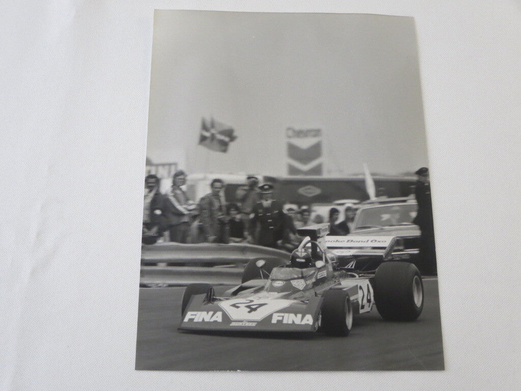 Vintage 1973 Dutch Grand Prix Racing Photograph Photo - Carlos Pace Surtees Ford